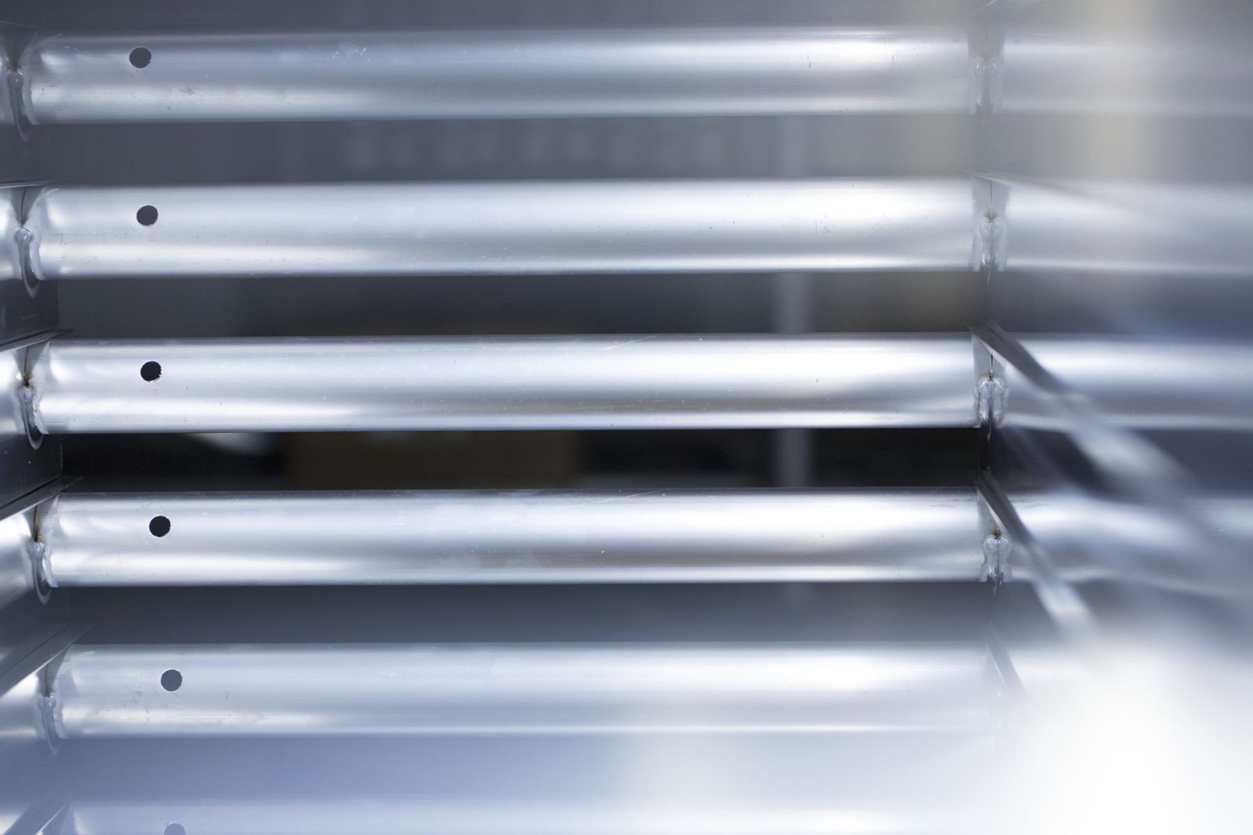 Frame rungs close up