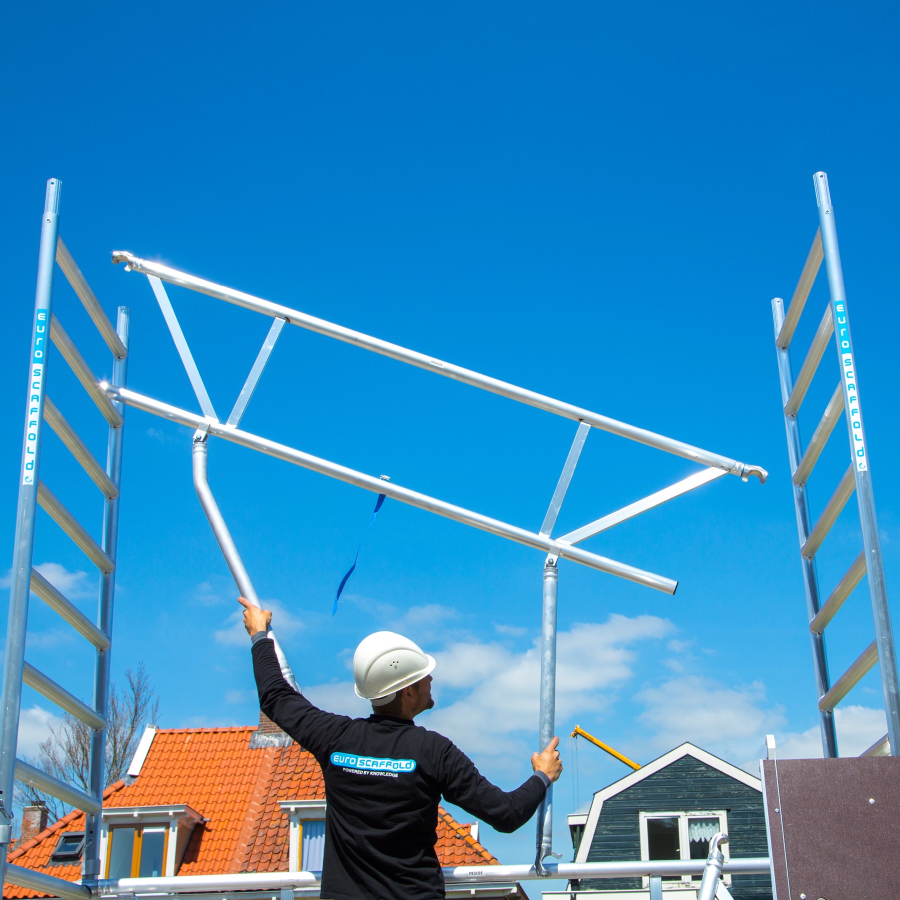 Installing the advance guardrail from below